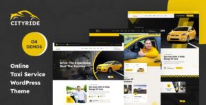 Cityride Online Taxi Service WP Theme