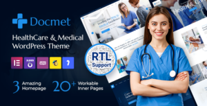 Docmet HealthCare and Medical WP Theme