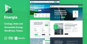 Energia Renewable Energy WP Theme