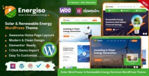 Energiso Solar & Renewable Energy WP Theme