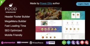 Food A Delicious WP Elementor Theme
