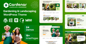 Gardenar Gardening and Landscaping WP Theme