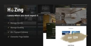 Hozing Hotel Booking WP Theme
