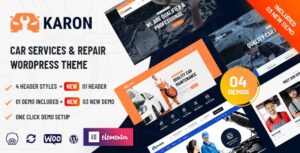 Karon Car Repair and Service WP Theme