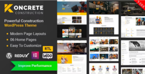 Koncrete Construction Building WP Theme