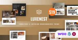 LuxeNest Furniture & Interior WooCommerce WP