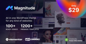 Magnitude Multi-Purpose Elementor Website & eCommerce Builder WP Theme