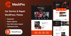 Mechpro Car Service & Repair WP Theme