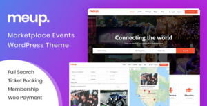 Meup Marketplace Events WP Theme