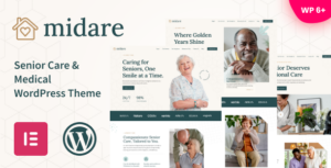 Midare Senior Care & Medical WP Theme