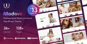 Modave Multipurpose WooCommerce WP Theme