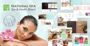 Natural Spa Massage Booking WP Theme