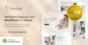 Naylish Nail Salon & Beauty Care FSE WP Theme