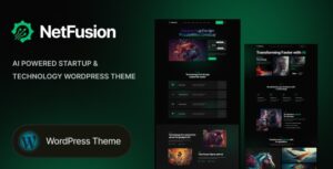NetFusion AI Powered Startup & Technology WordPr