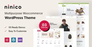 Ninico Minimal WooCommerce WP Theme