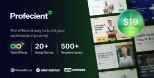 Profecient Multipurpose Elementor Business & WooCommerce WP Theme
