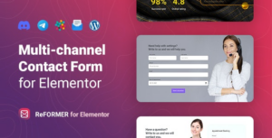 ReFormer Multichannel Contact Form for Elementor