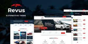 Revus Automotive & Car Rental WP Theme