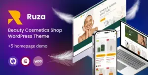 Ruza Beauty Cosmetics Shop WP Theme