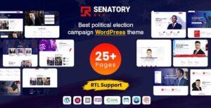 Senatory Political Candidate WP Theme