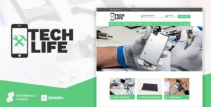TechLife Mobile, Tech & Electronics Repair Shop WP Theme