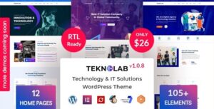 Teknolab Technology & IT Solutions WP Theme