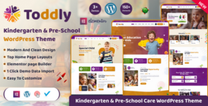 Toddly Kids & Kindergarten WP Theme