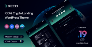 Xeco ICO & Crypto Landing WP Theme
