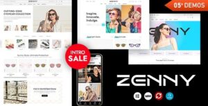 Zenny Eyewear & Glasses Elementor WooCommerce WP Theme