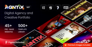 Agntix Digital Agency & Creative Portfolio WP Theme