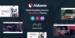 Aidzone NDIS Disability Service WP Theme