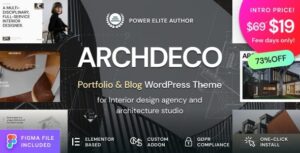 Archdeco Architecture & Interior Design Agency Portfolio WP Theme