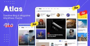 Atlas Creative Blog & News WP Theme