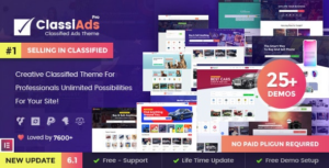 Classiads Classified Ads WP Theme