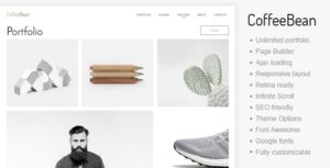CoffeeBean Portfolio and Blogging WP Theme