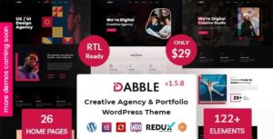 Dabble Creative Agency & Portfolio WP Theme