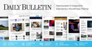 Daily Bulletin Magazine & Newspaper WP Theme