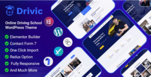 Drivic Online Driving School WP Theme