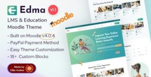 Edma Moodle 4+ LMS Education Theme