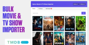 Epiza Bulk Movie & TV Show Importer For WP