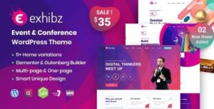 Exhibz Event Conference WP Theme