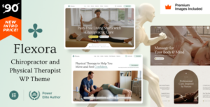 Flexora Chiropractors Message and Physical Therapists WP Theme