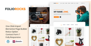 Foliorocks Minimal Portfolio WP Theme