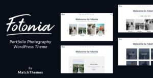 Fotonia Portfolio Photography Theme for WP
