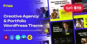 Frisk Creative Agency & Portfolio WP Theme