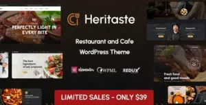 Heritaste Restaurant WP Theme