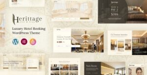 Herittage Hotel Booking WP Theme