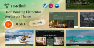 Hotelhub Luxury & Resort Booking WP Theme