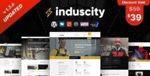 Induscity Factory and Manufacturing WP Theme