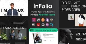 Infolio Digital Agency & Creative Portfolio WP Elementor Theme